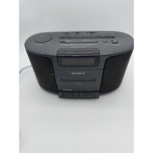 Sony Dream Machine - Cassette Player, ICF-CS650 AM/FM Alarm Clock Radio, Aux In